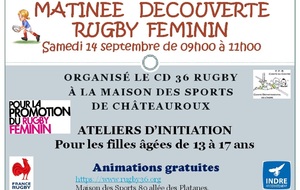 MATINEE DECOUVERTE RUGBY FEMININ